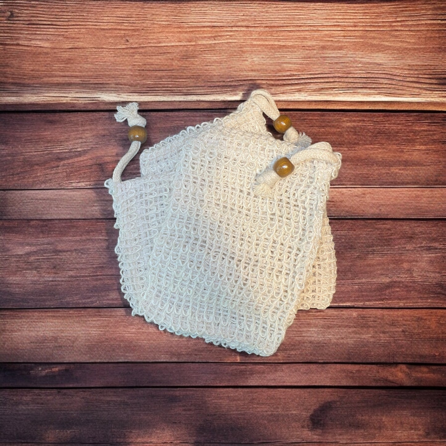 Natural Sisal Soap Saver Bag