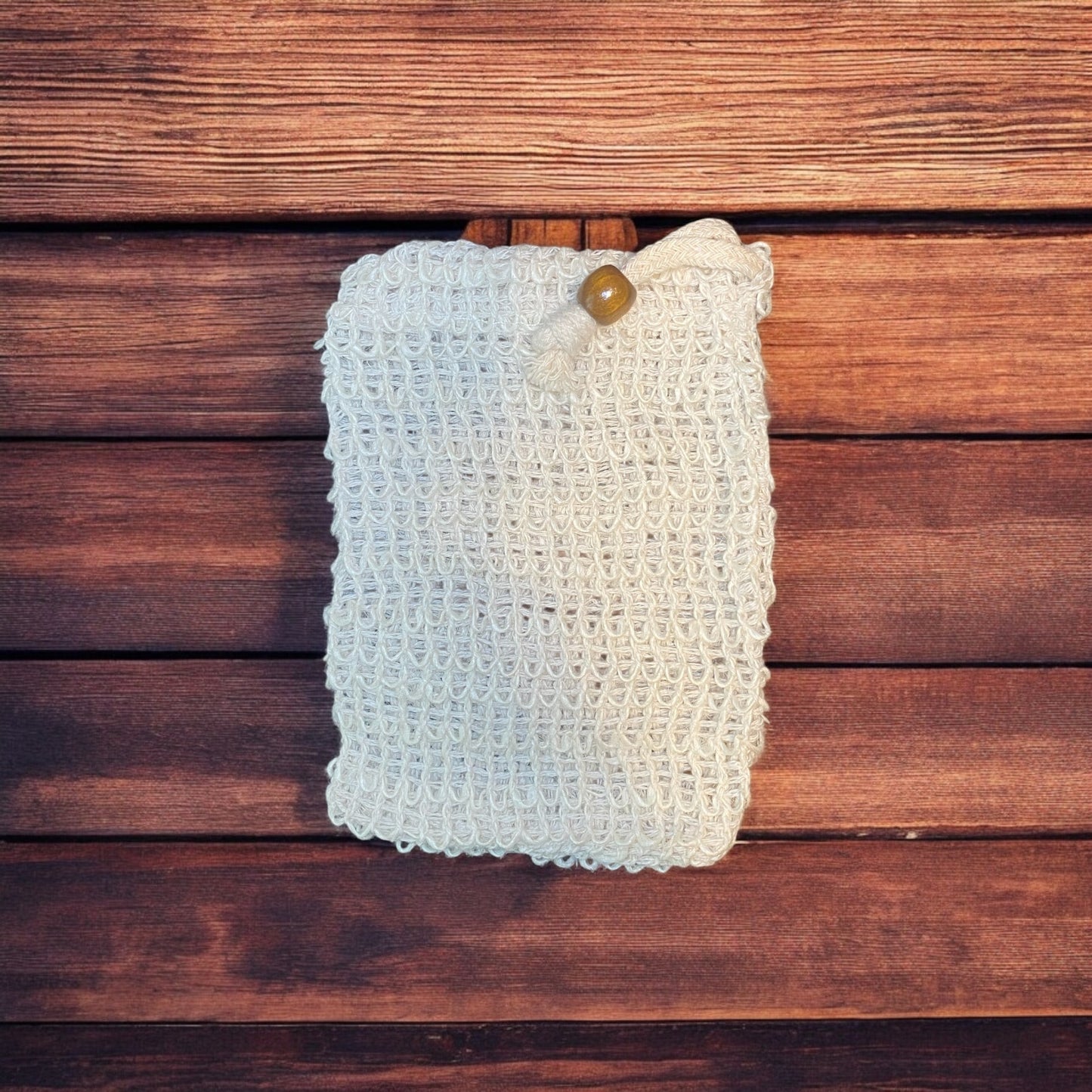 Natural Sisal Soap Saver Bag