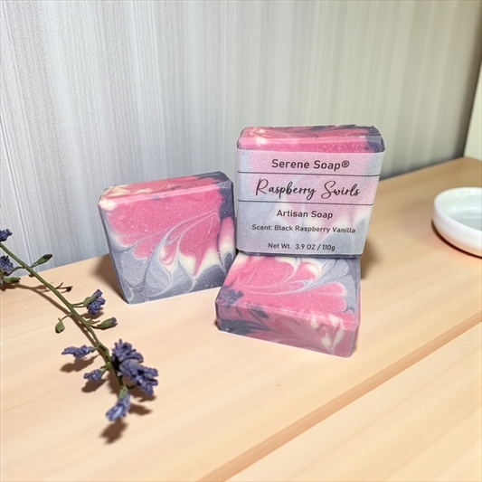 Raspberry Swirls - Soap