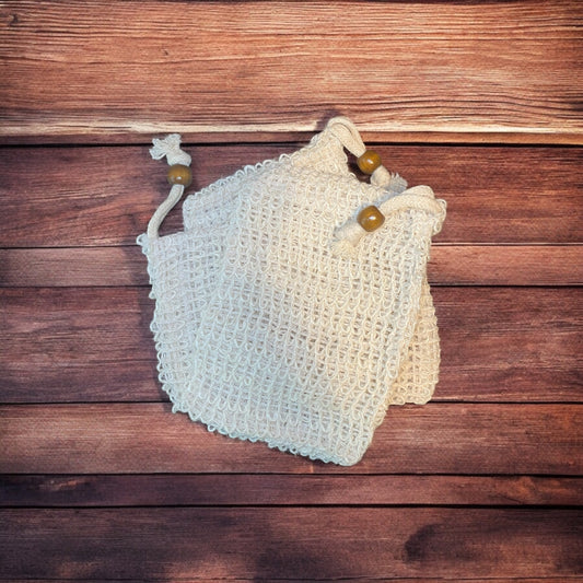 Natural Sisal Soap Saver Bag