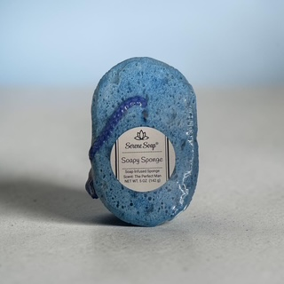 Soapy Sponge - Oval (Soap Infused)