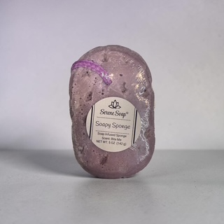 Soapy Sponge - Oval (Soap Infused)